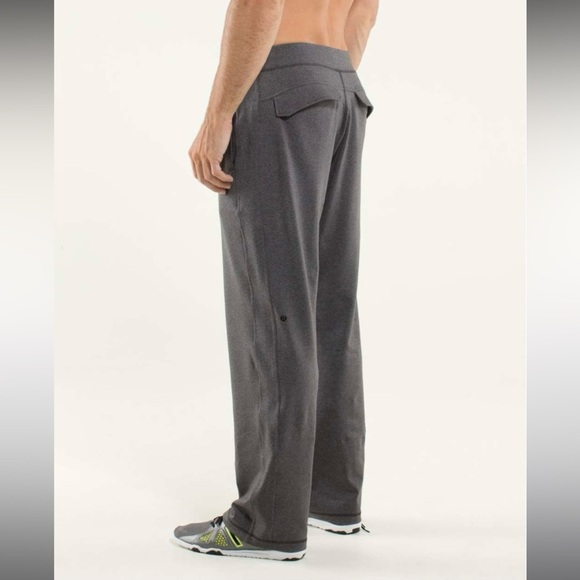 Lululemon Kung Fu Pant Heathered Soot Sz L - Picture 3 of 14